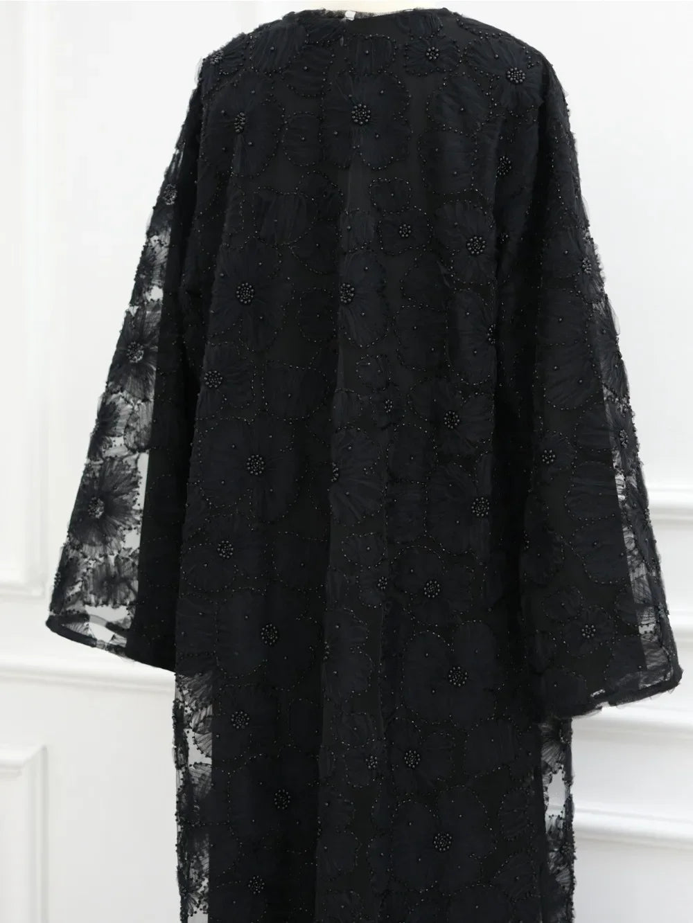 Flower Abaya Muslim Cardigan