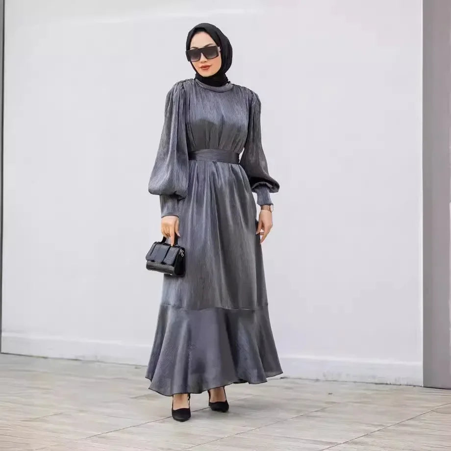 Luxury Muslim Dress Basic Plain  High Quality