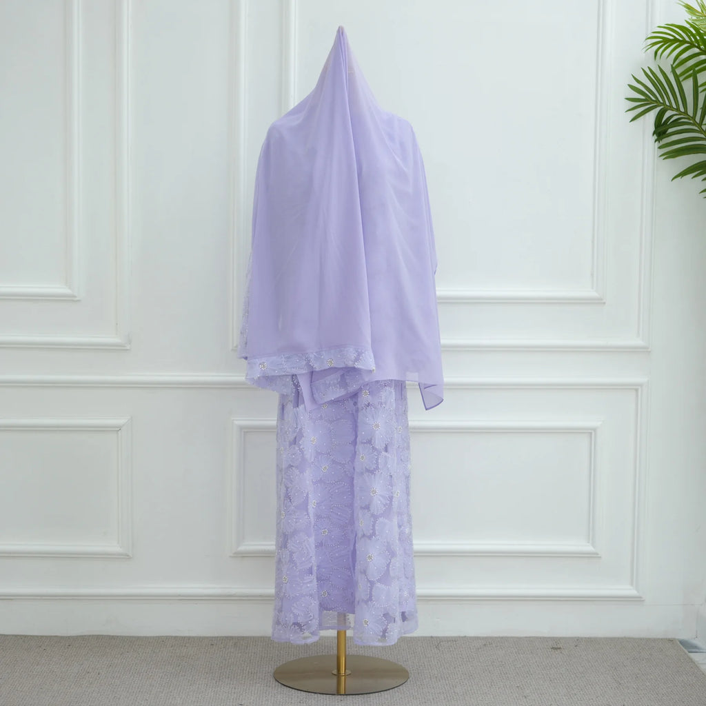 Flower Abaya Muslim Cardigan