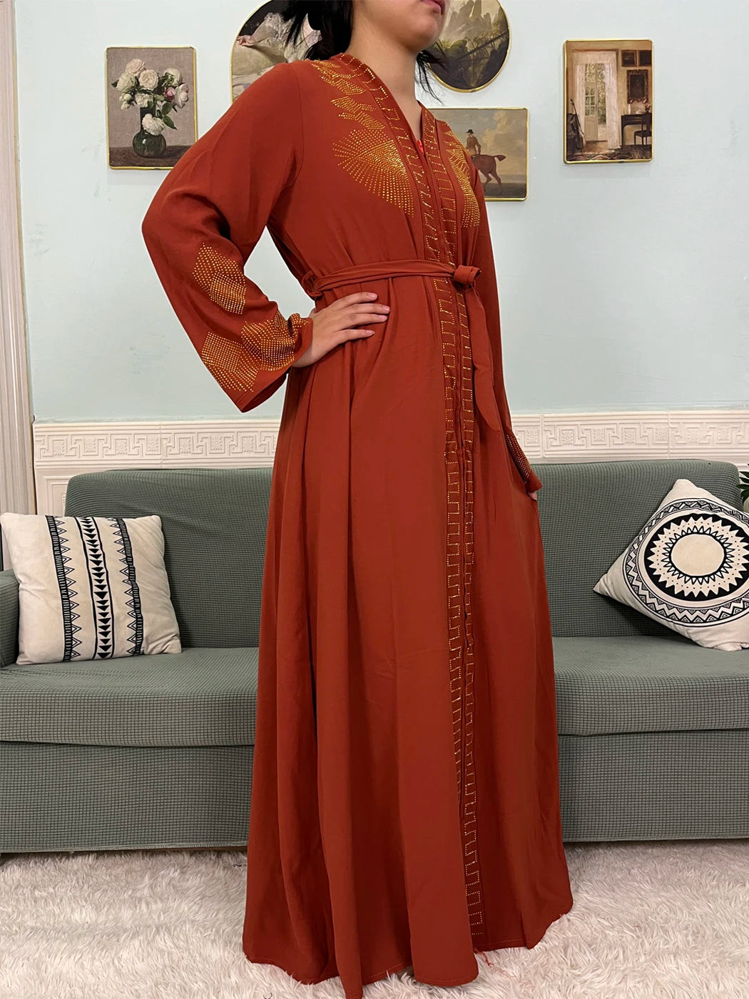 Abaya Loose Fit with hijab 2pc