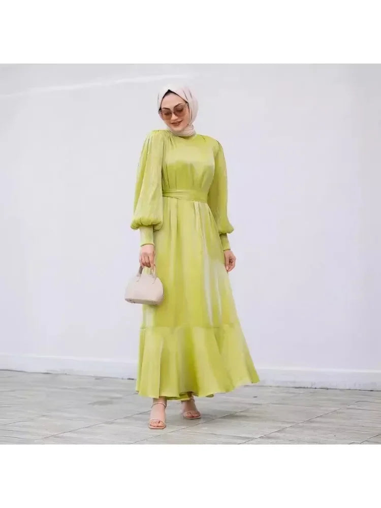 Luxury Muslim Dress Basic Plain  High Quality