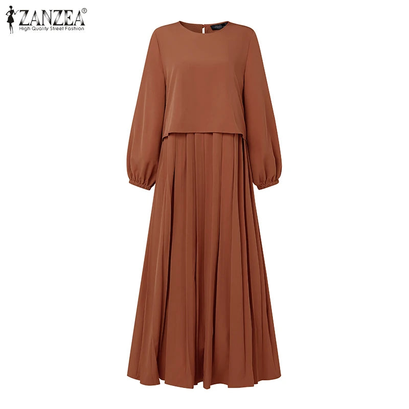 Autumn Abaya Robe Long Sleeve