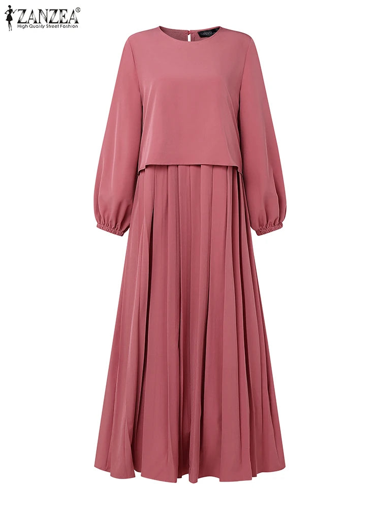 Autumn Abaya Robe Long Sleeve