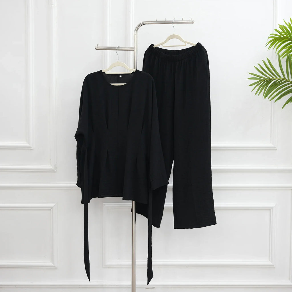 Shirt Straight Pant Sets 2 Piece