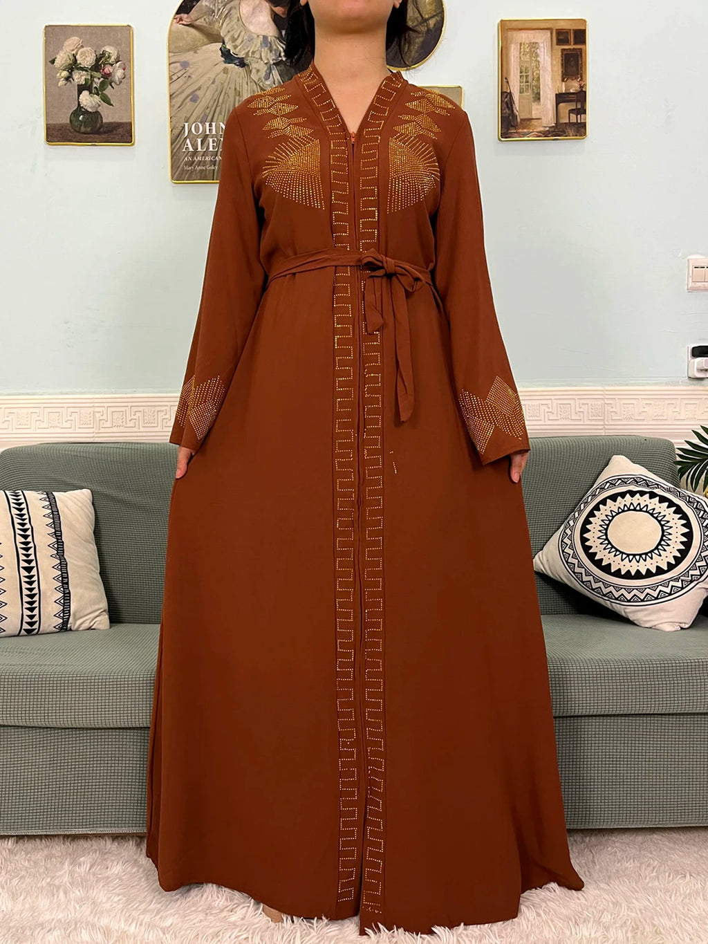 Abaya Loose Fit with hijab 2pc