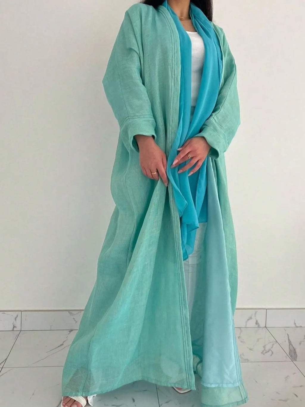 Full Sleeve Solid Loose Abaya