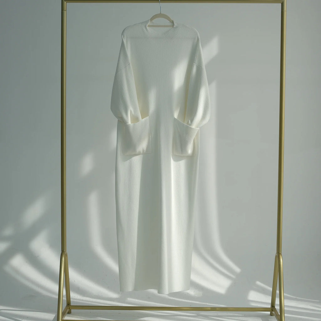 Elegant Winter Abaya Soft Thick