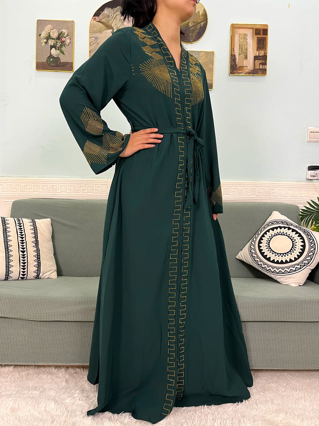 Abaya Loose Fit with hijab 2pc