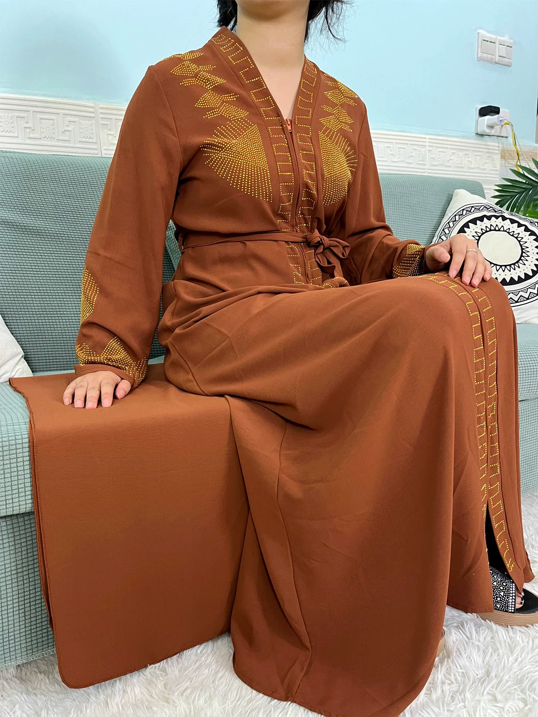 Abaya Loose Fit with hijab 2pc