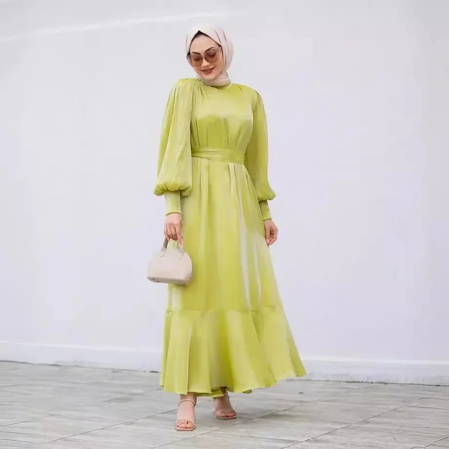 Luxury Muslim Dress Basic Plain  High Quality
