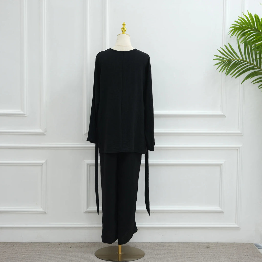 Shirt Straight Pant Sets 2 Piece