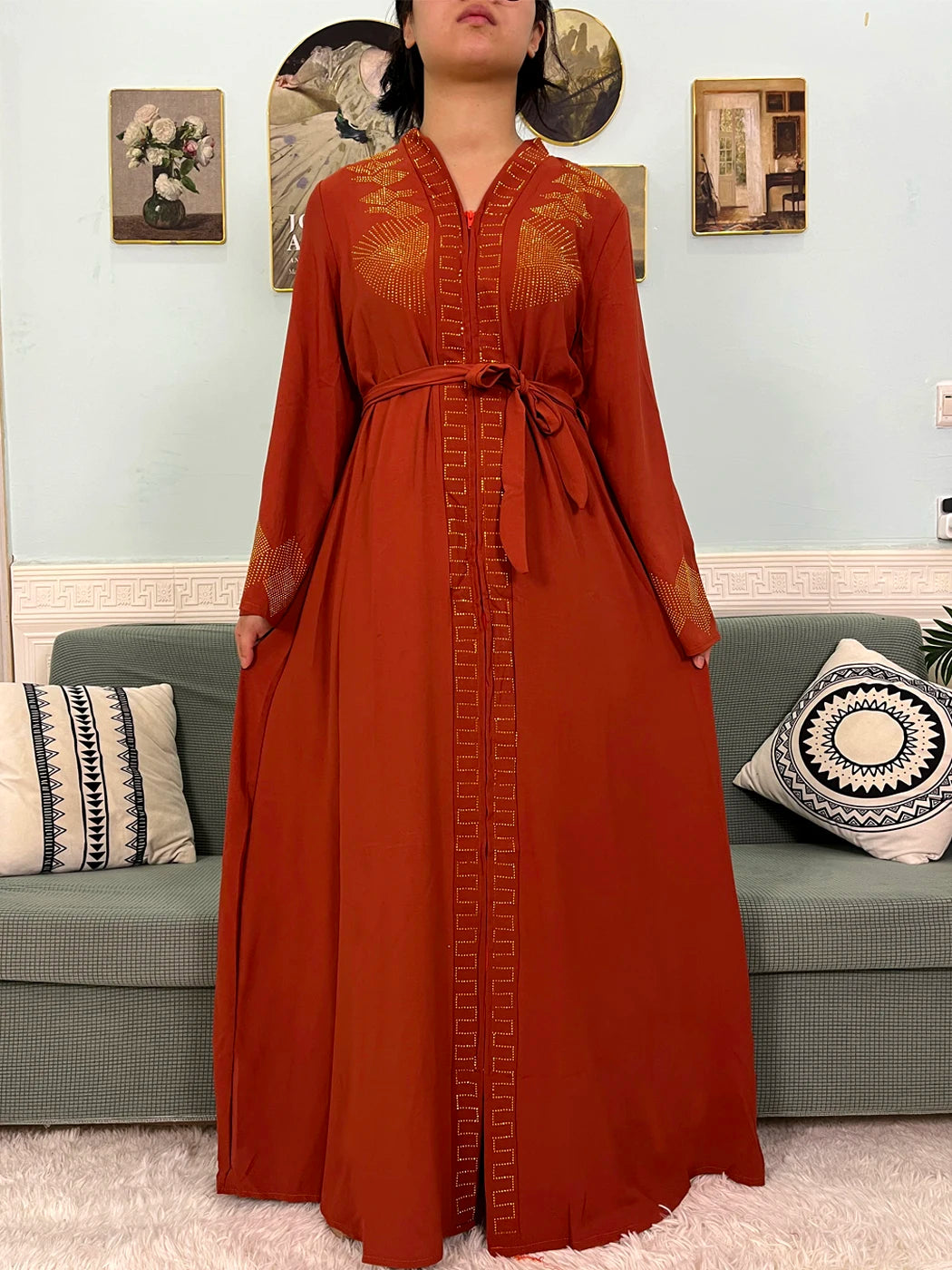 Abaya Loose Fit with hijab 2pc