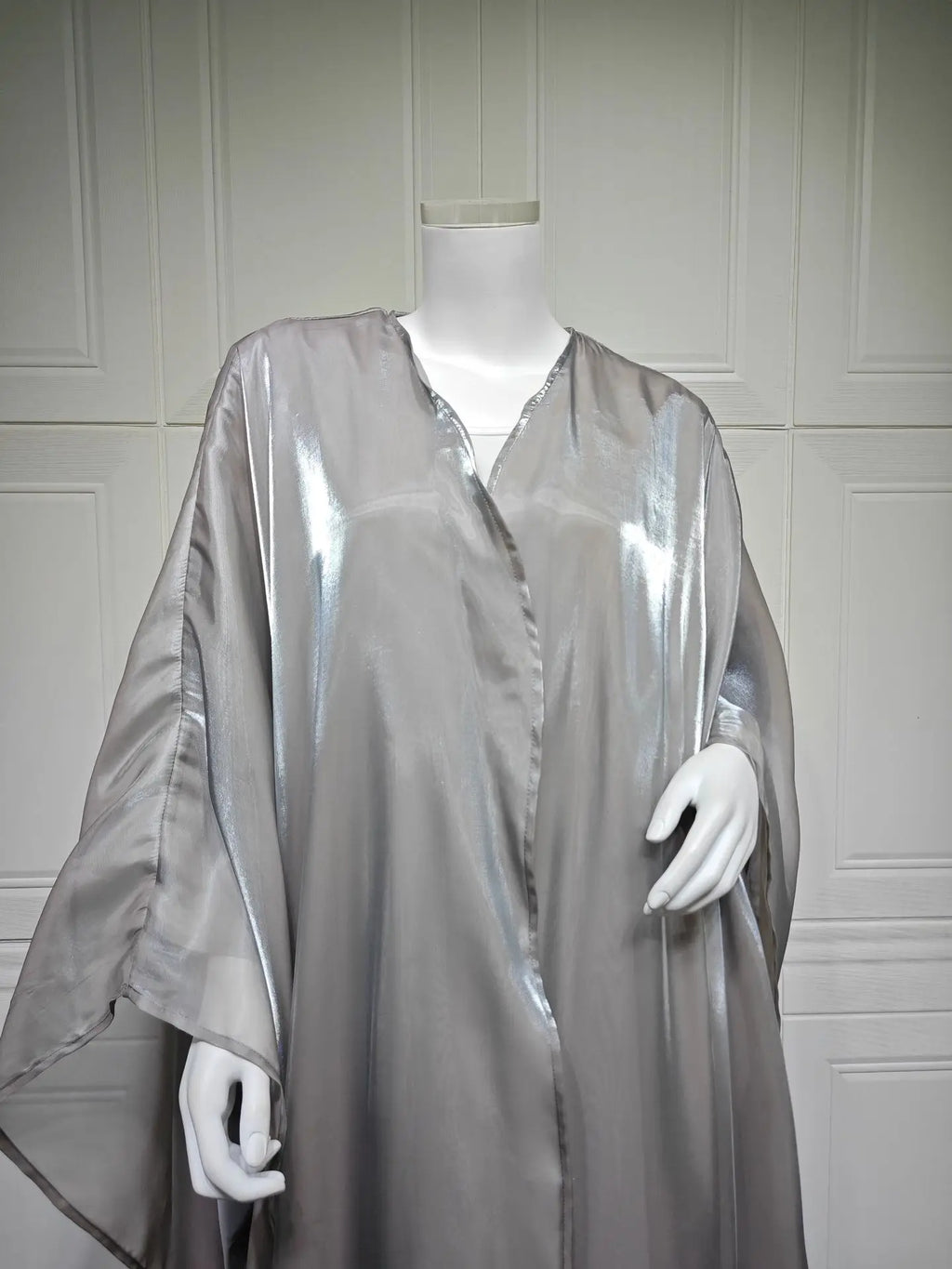 Abaya Cardigan Dresses Scarf Silky