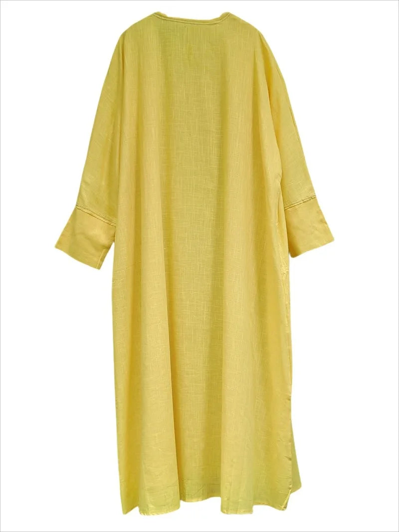 Full Sleeve Solid Loose Abaya